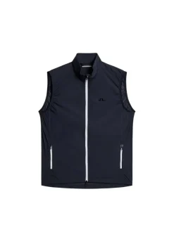 Golf|Vests<J.Lindeberg Ash Light Packable Vest JLNavy