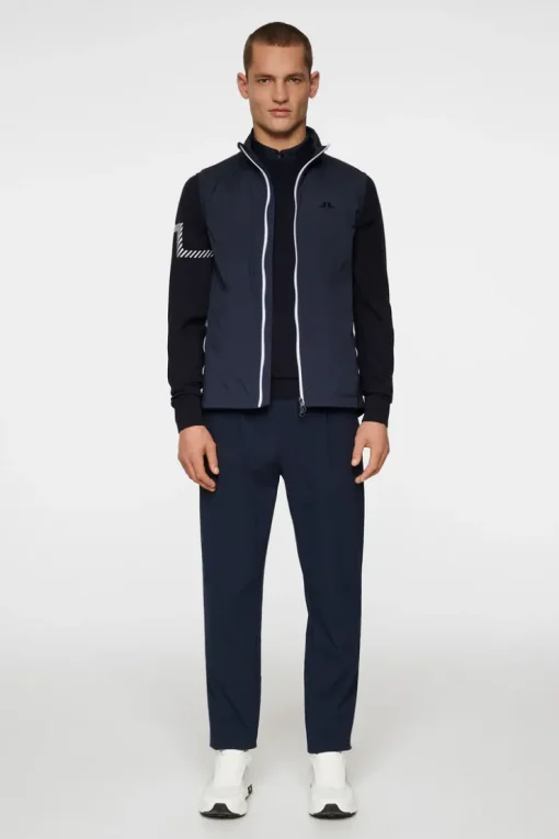 Golf|Vests<J.Lindeberg Ash Light Packable Vest JLNavy