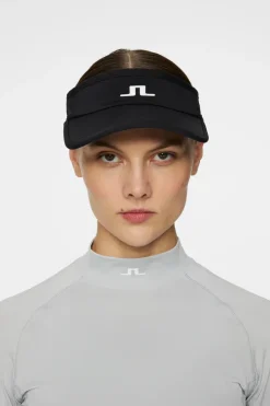 Golf|Golf Caps<J.Lindeberg Attain visor Black