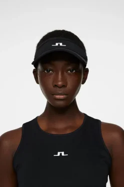 Accessories|Tennis<J.Lindeberg Attain Visor Black