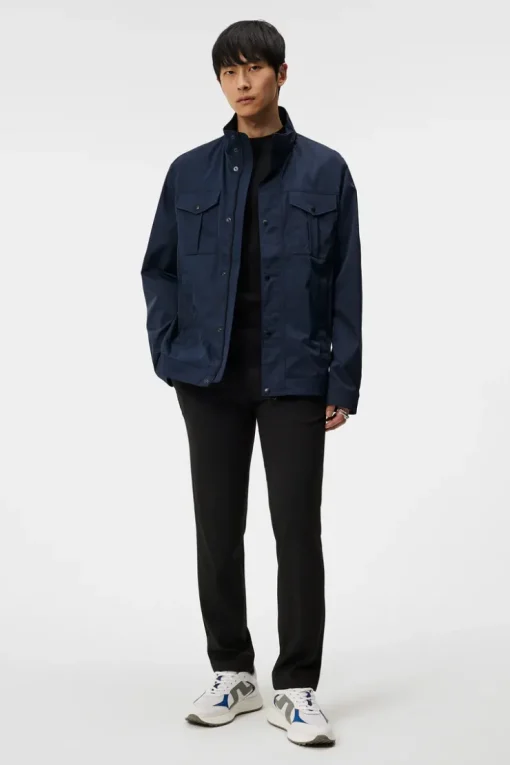 Jackets|Outerwear<J.Lindeberg Bailey Poly Jacket JLNavy
