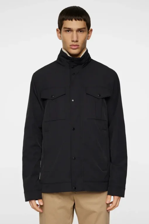 Jackets|Outerwear<J.Lindeberg Bailey Poly Jacket Black