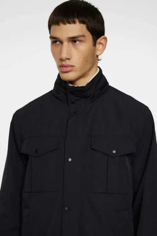 Jackets|Outerwear<J.Lindeberg Bailey Poly Jacket Black