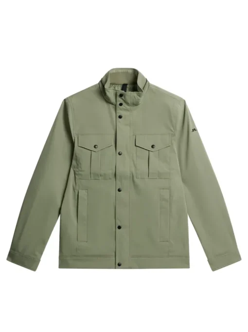 Jackets|Outerwear<J.Lindeberg Bailey Poly Jacket OilGreen