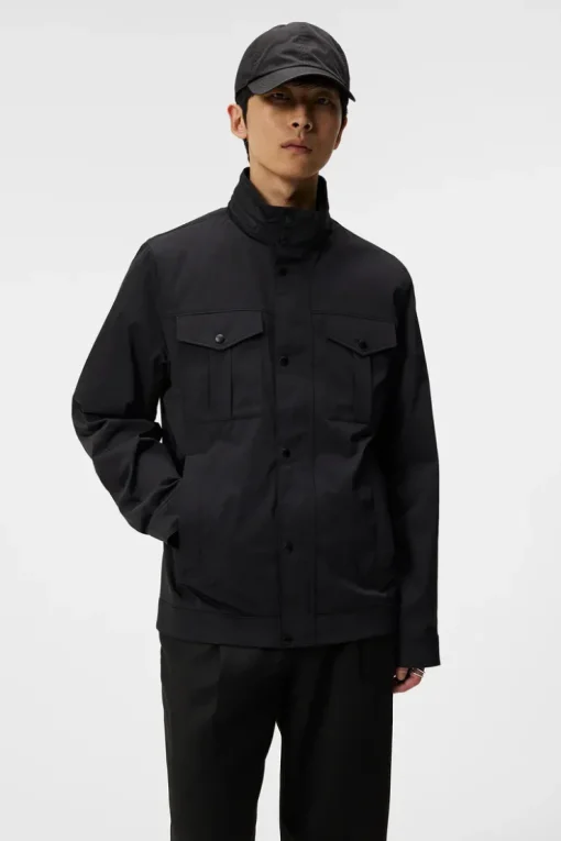 Jackets|Outerwear<J.Lindeberg Bailey Poly Jacket Black