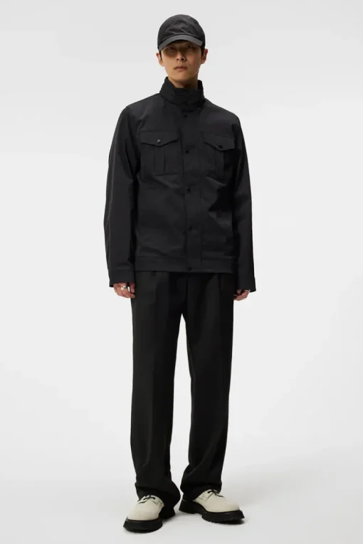 Jackets|Outerwear<J.Lindeberg Bailey Poly Jacket Black