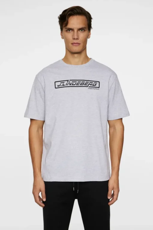 T-shirts|Active<J.Lindeberg Baldwin T-shirt LightGreyMelange