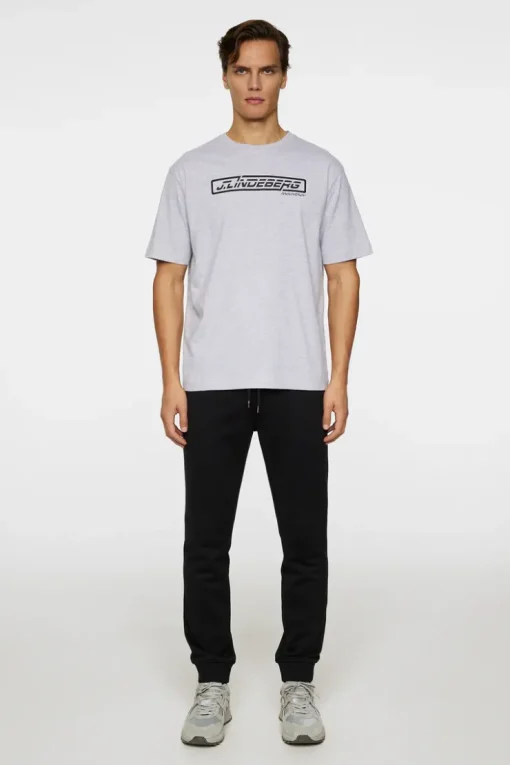 T-shirts|Active<J.Lindeberg Baldwin T-shirt LightGreyMelange