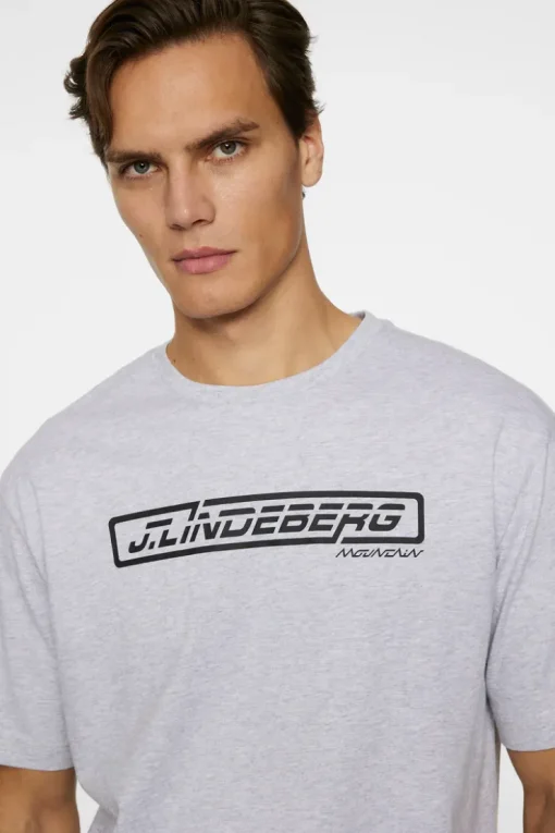 T-shirts|Active<J.Lindeberg Baldwin T-shirt LightGreyMelange