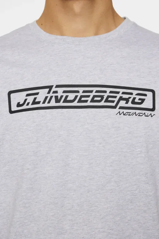T-shirts|Active<J.Lindeberg Baldwin T-shirt LightGreyMelange