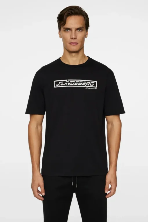 T-shirts|Active<J.Lindeberg Baldwin T-shirt Black