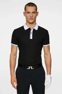 Golf|Polo Shirts<J.Lindeberg Bay Slim Polo Black