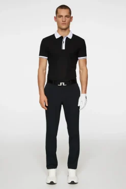 Golf|Polo Shirts<J.Lindeberg Bay Slim Polo Black
