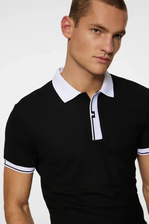 Golf|Polo Shirts<J.Lindeberg Bay Slim Polo Black