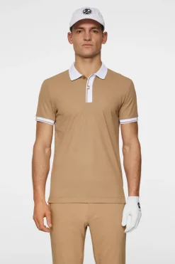 Golf|Polo Shirts<J.Lindeberg Bay Slim Polo TigersEye