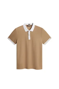 Golf|Polo Shirts<J.Lindeberg Bay Slim Polo TigersEye