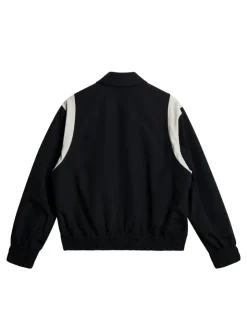 Jackets|Outerwear<J.Lindeberg Baze 2L Baseball Jacket Black