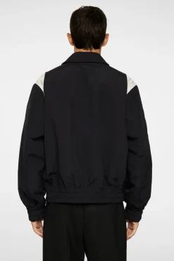 Jackets|Outerwear<J.Lindeberg Baze 2L Baseball Jacket Black