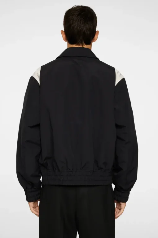 Jackets|Outerwear<J.Lindeberg Baze 2L Baseball Jacket Black