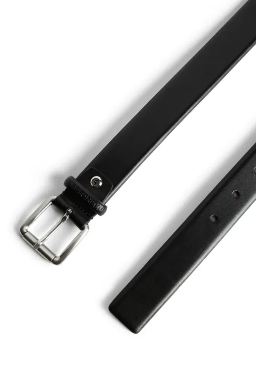 Belts|Accessories<J.Lindeberg Bill Leather Belt Black