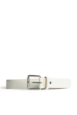 Belts|Accessories<J.Lindeberg Bill Leather Belt Moonbeam