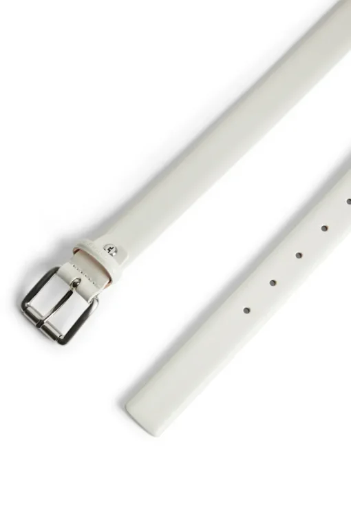 Belts|Accessories<J.Lindeberg Bill Leather Belt Moonbeam