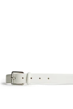 Belts|Accessories<J.Lindeberg Bill Leather Belt Moonbeam