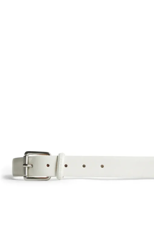 Belts|Accessories<J.Lindeberg Bill Leather Belt Moonbeam