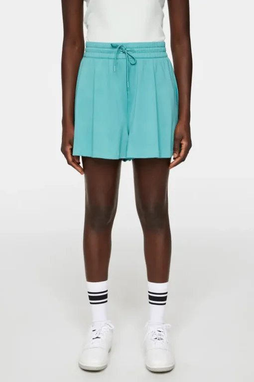 Bottoms|Base & Mid Layers<J.Lindeberg Billie Wide Jersey Shorts Teal