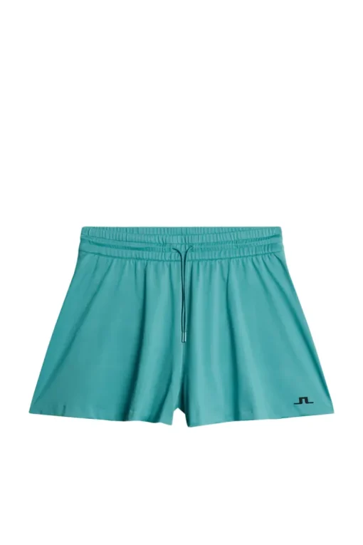 Bottoms|Base & Mid Layers<J.Lindeberg Billie Wide Jersey Shorts Teal