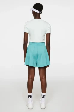 Bottoms|Base & Mid Layers<J.Lindeberg Billie Wide Jersey Shorts Teal
