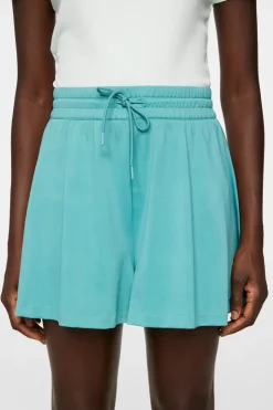 Bottoms|Base & Mid Layers<J.Lindeberg Billie Wide Jersey Shorts Teal