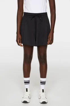 Bottoms|Base & Mid Layers<J.Lindeberg Billie Wide Jersey Shorts Black