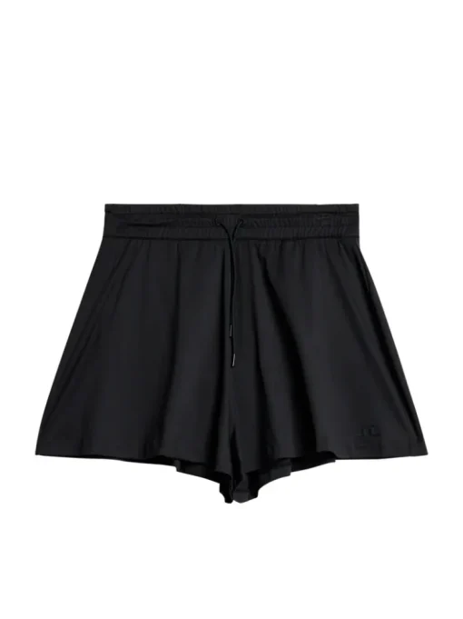 Bottoms|Base & Mid Layers<J.Lindeberg Billie Wide Jersey Shorts Black