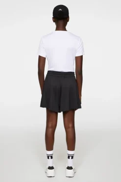 Bottoms|Base & Mid Layers<J.Lindeberg Billie Wide Jersey Shorts Black