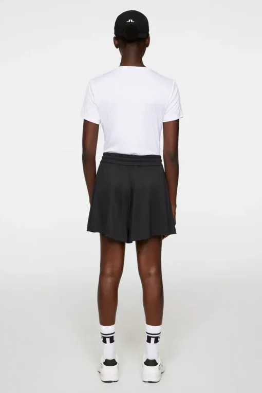 Bottoms|Base & Mid Layers<J.Lindeberg Billie Wide Jersey Shorts Black