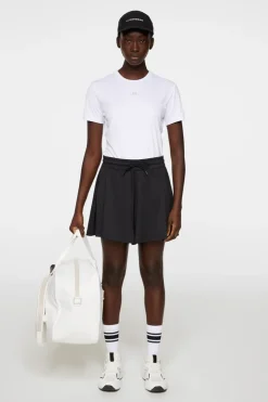 Bottoms|Base & Mid Layers<J.Lindeberg Billie Wide Jersey Shorts Black