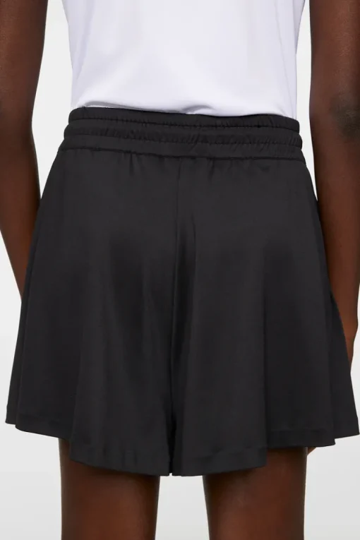 Bottoms|Base & Mid Layers<J.Lindeberg Billie Wide Jersey Shorts Black