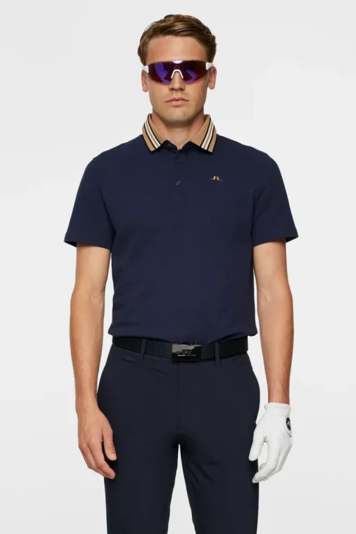 Golf|Polo Shirts<J.Lindeberg Bjorn Polo JLNavy