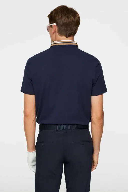 Golf|Polo Shirts<J.Lindeberg Bjorn Polo JLNavy