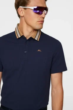 Golf|Polo Shirts<J.Lindeberg Bjorn Polo JLNavy