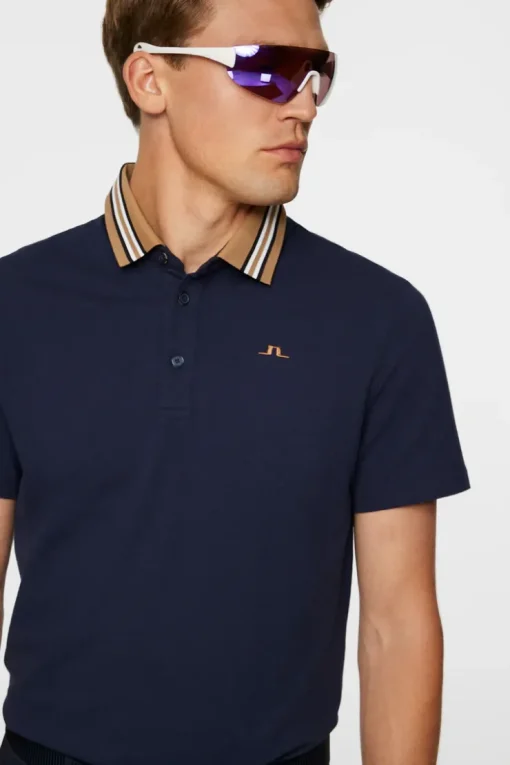 Golf|Polo Shirts<J.Lindeberg Bjorn Polo JLNavy