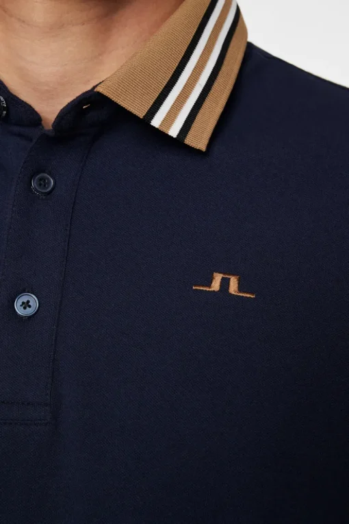 Golf|Polo Shirts<J.Lindeberg Bjorn Polo JLNavy