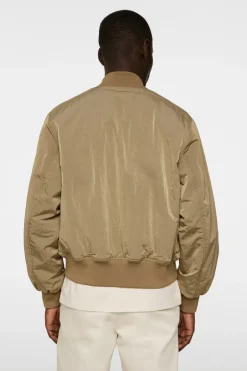 Jackets|Outerwear<J.Lindeberg Bradfield Crinkle Bomber Jkt BatiqueKhaki