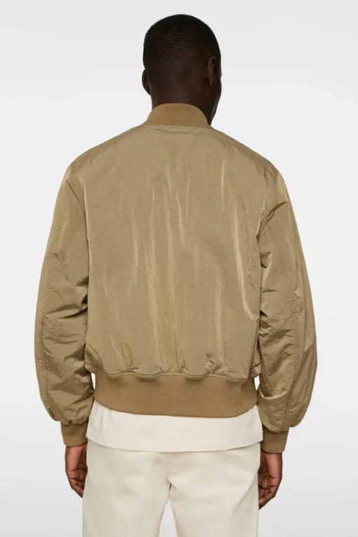 Jackets|Outerwear<J.Lindeberg Bradfield Crinkle Bomber Jkt BatiqueKhaki
