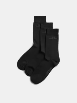 Socks|Accessories<J.Lindeberg Bridge Bamboo Sock Black