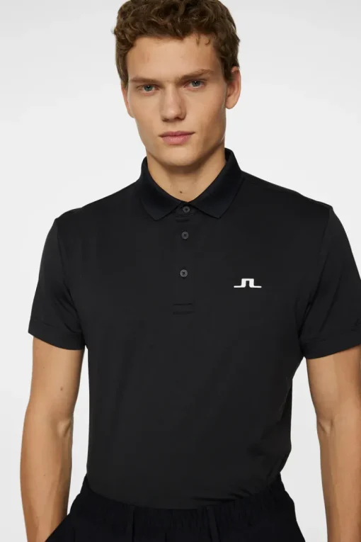 Golf|Polo Shirts<J.Lindeberg Bridge Polo Black