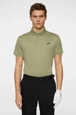 Golf|Polo Shirts<J.Lindeberg Bridge Polo OilGreen