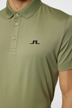 Golf|Polo Shirts<J.Lindeberg Bridge Polo OilGreen