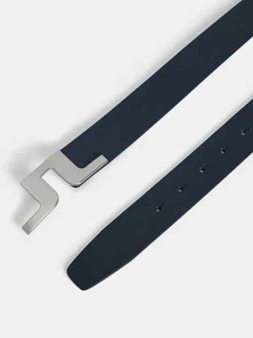 Belts<J.Lindeberg Bridger Leather Belt JLNavy